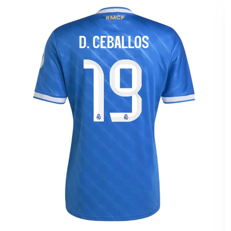 25-26 Real Madrid Third D. CEBALLOS 19 Jersey