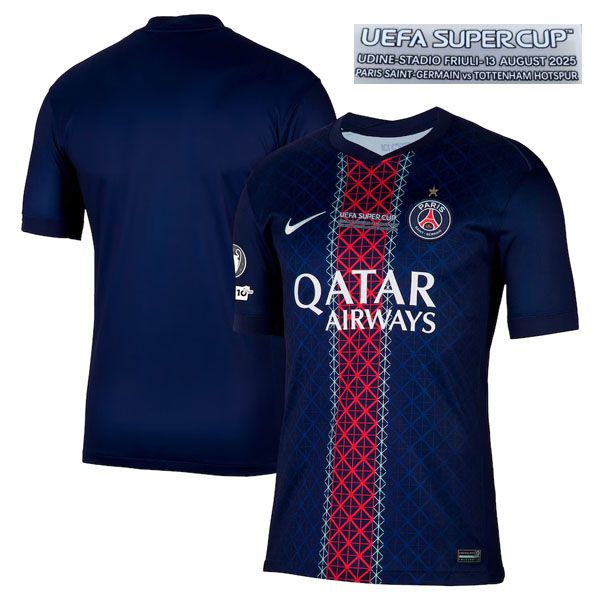 25-26 PSG Home Super Cup Final Jersey (Player Version)