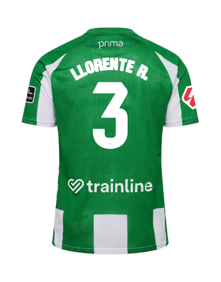 25-26 Real Betis Home LLORENTE R. 3 Jersey