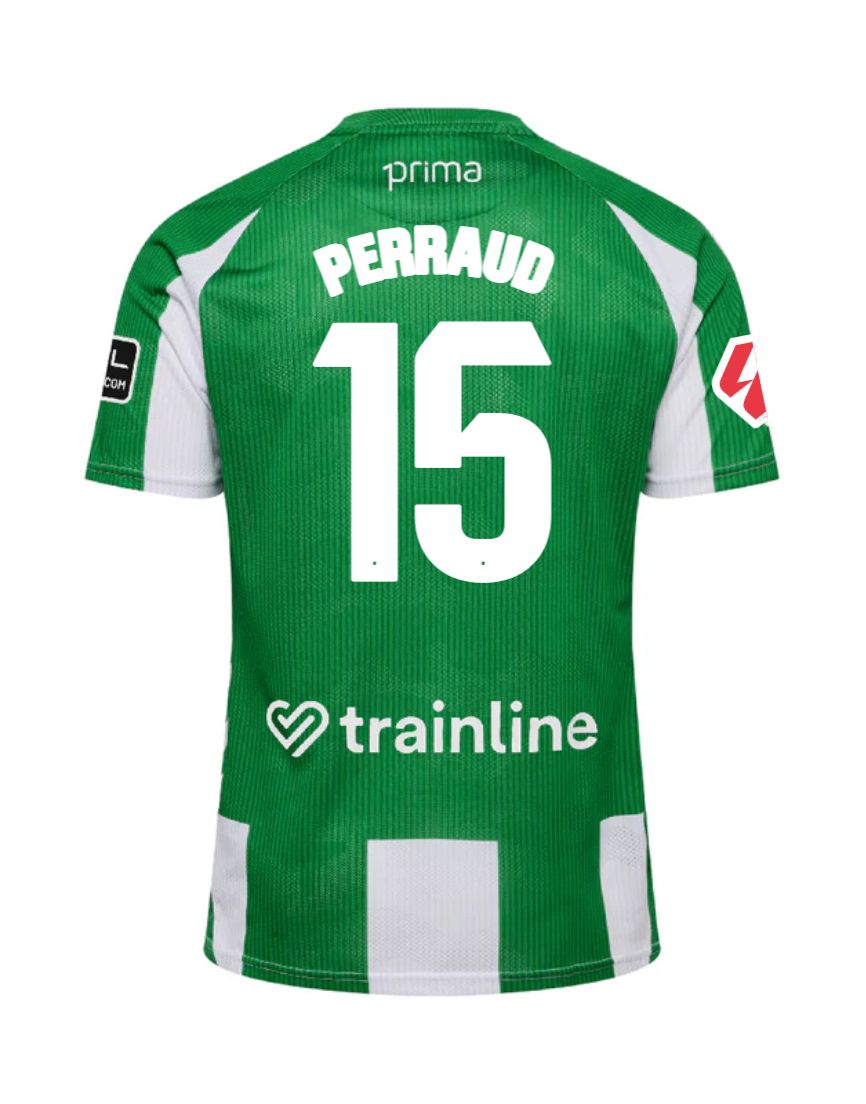 25-26 Real Betis Home PERRAUD 15 Jersey