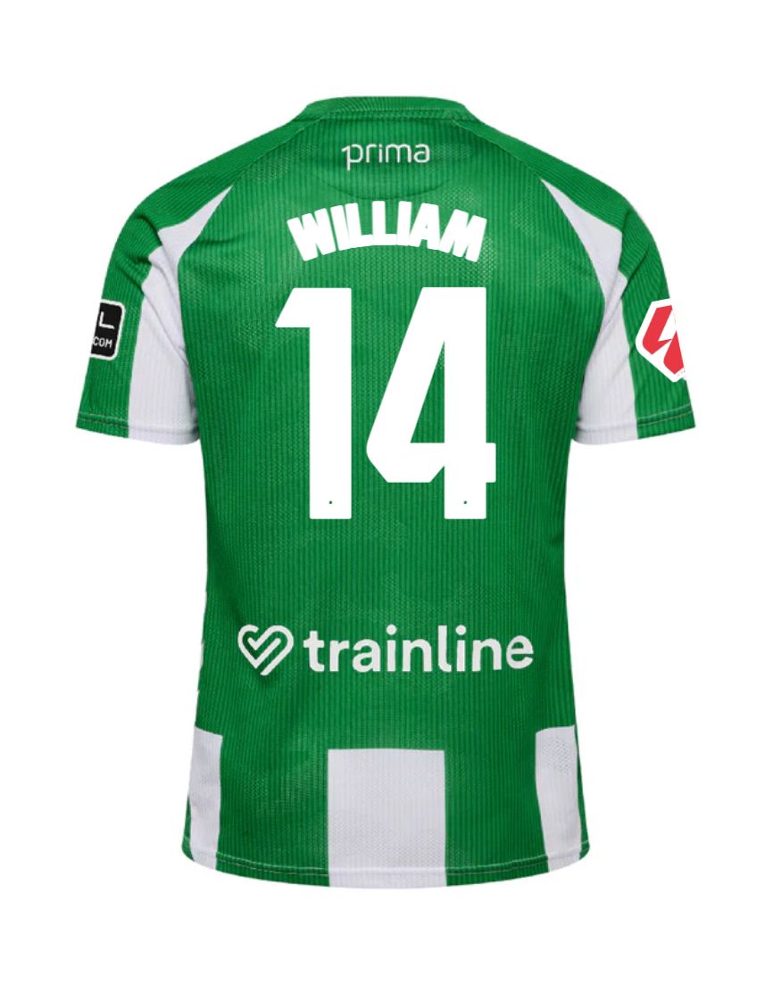 25-26 Real Betis Home WILLIAM 14 Jersey