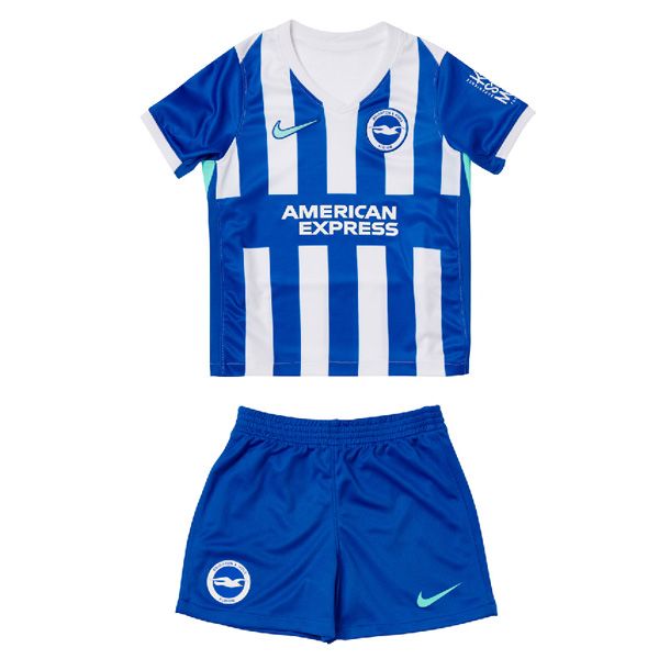 25-26 Brighton Hove Albion Home Jersey Kids Kit