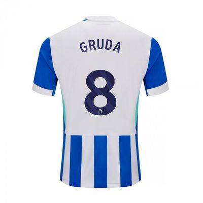 25-26 Brighton &amp; Hove Albion Home GRUDA 8 Jersey