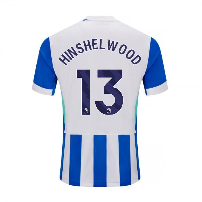 25-26 Brighton &amp; Hove Albion Home HINSHELWOOD 41 Jersey