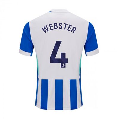 25-26 Brighton &amp; Hove Albion Home WEBSTER 4 Jersey