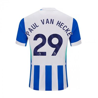 25-26 Brighton &amp; Hove Albion Home PAUL VAN HECKE 29 Jersey