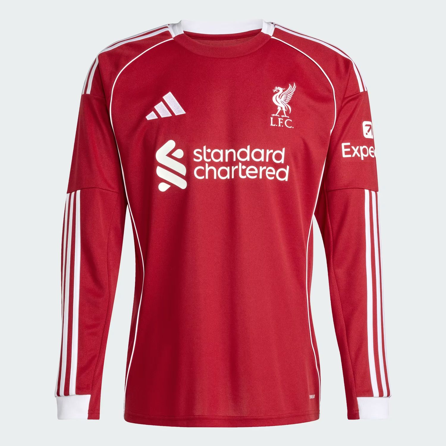 25-26 Liverpool Home LEONI 15 Long Sleeve Jersey