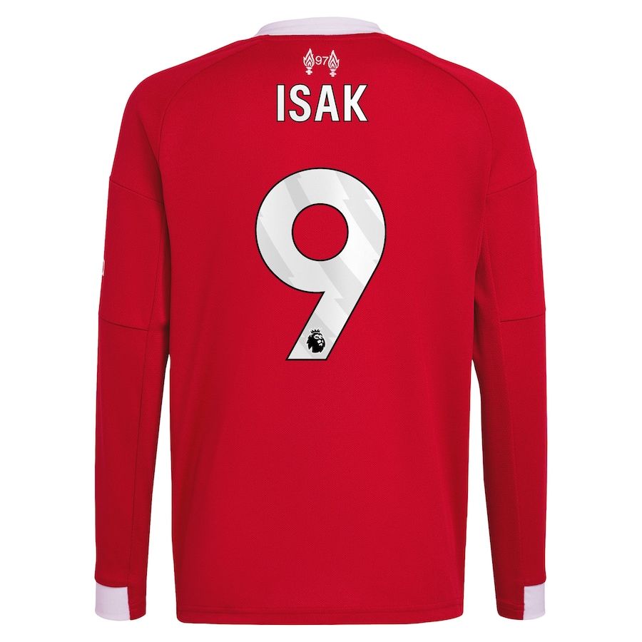 25-26 Liverpool Home ISAK 9 Long Sleeve Jersey