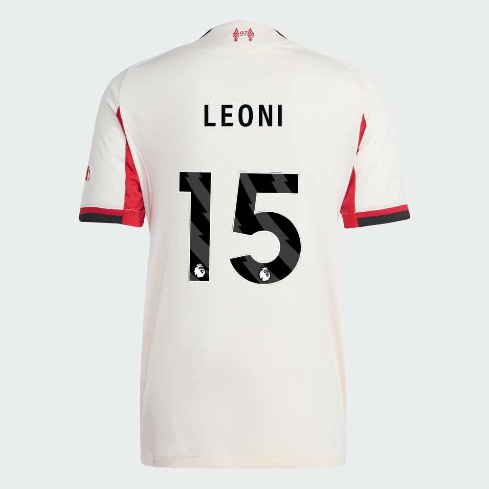 25-26 Liverpool Away LEONI 15 Jersey (Player Version)
