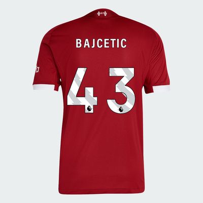 25-26 Liverpool Home BAJCETIC 43 Jersey (Player Version)