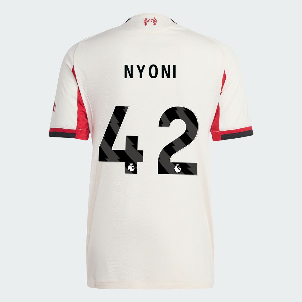 25-26 Liverpool Away NYONI 42 Jersey (Player Version)