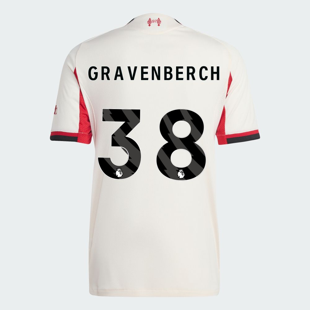 25-26 Liverpool Away GRAVENBERCH 38 Jersey (Player Version)