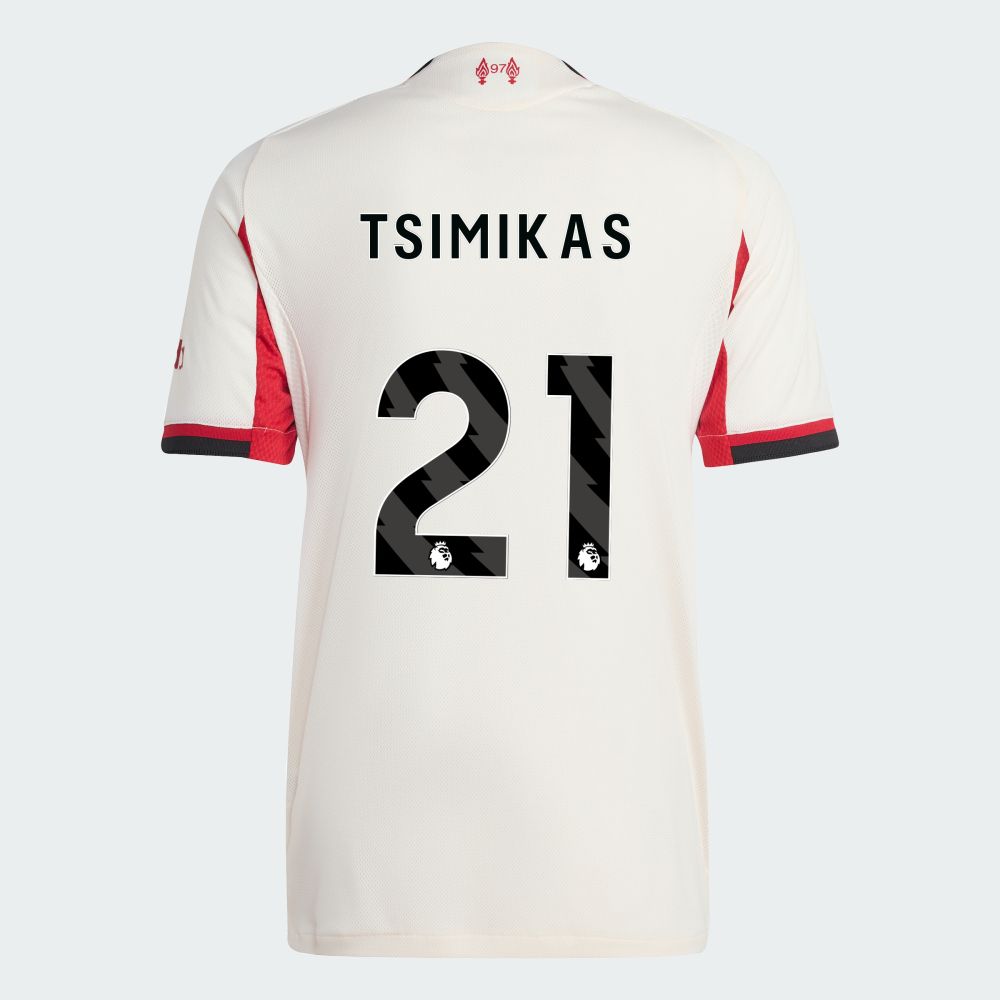 25-26 Liverpool Away TSIMIKAS 21 Jersey (Player Version)