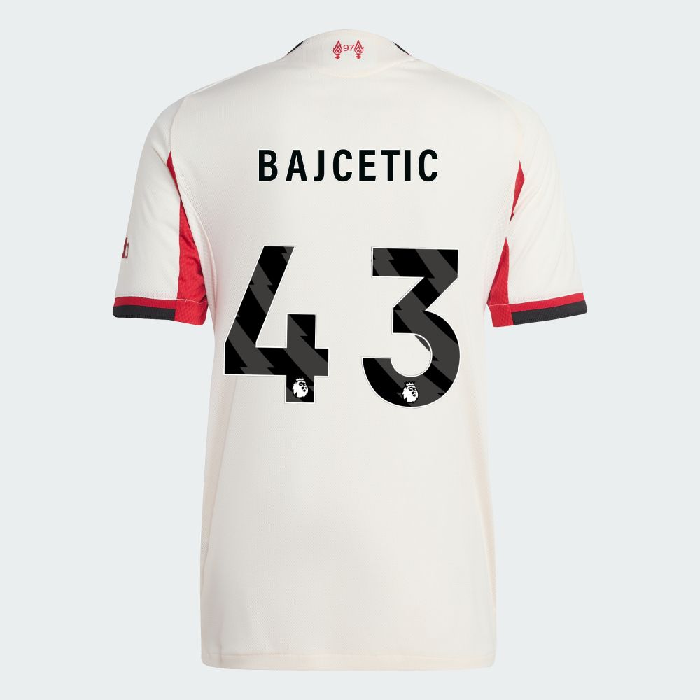 25-26 Liverpool Away BAJCETIC 43 Jersey (Player Version)