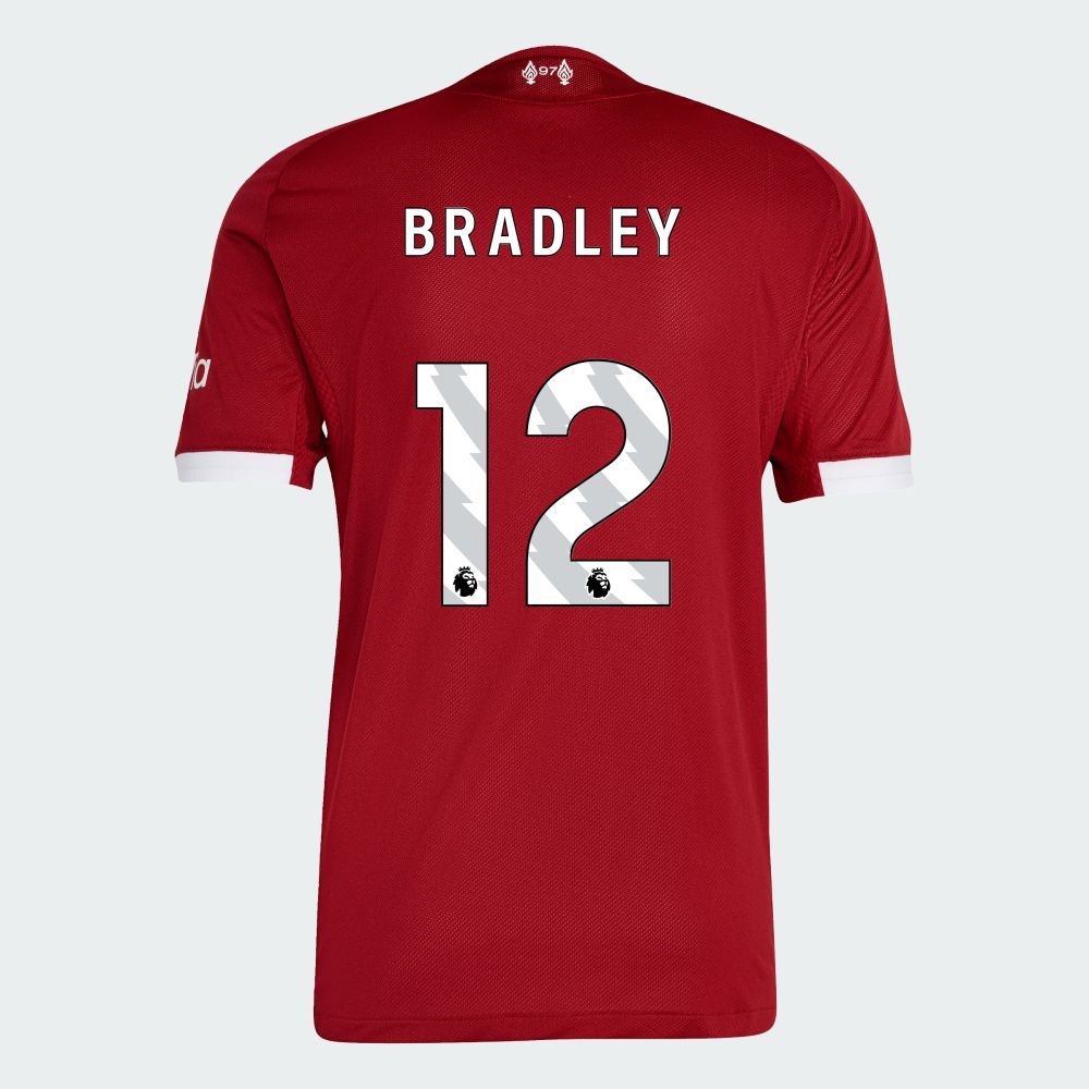 25-26 Liverpool Home BRADLEY 12 Jersey (Player Version)