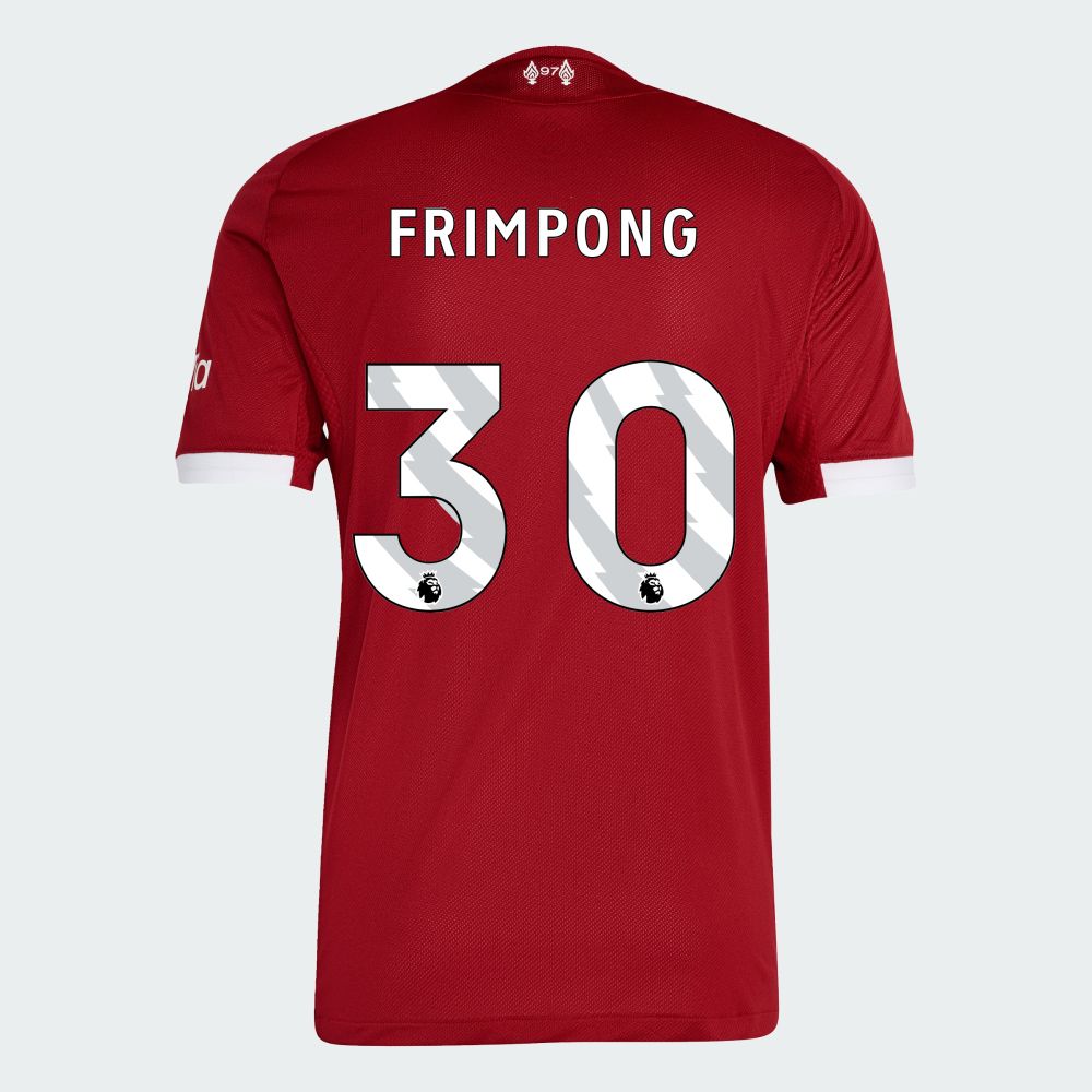 25-26 Liverpool Home FRIMPONG 30 Jersey (Player Version)