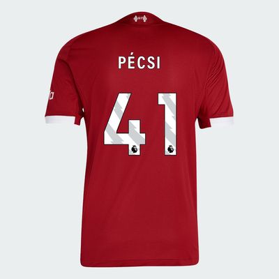 25-26 Liverpool Home PÉCSI 41 Jersey (Player Version)