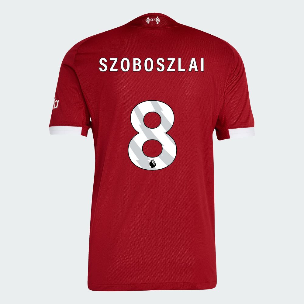 25-26 Liverpool Home SZOBOSZLAI 8 Jersey (Player Version)