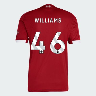 25-26 Liverpool Home WILLIAMS 46 Jersey (Player Version)