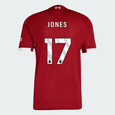 25-26 Liverpool Home JONES 17 Jersey (Player Version)