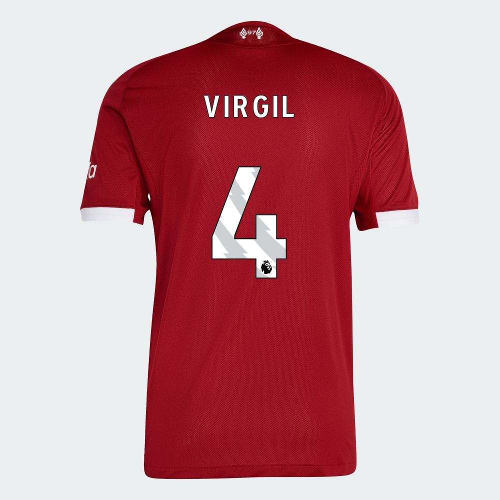 25-26 Liverpool Home VIRGIL 4 Jersey (Player Version)
