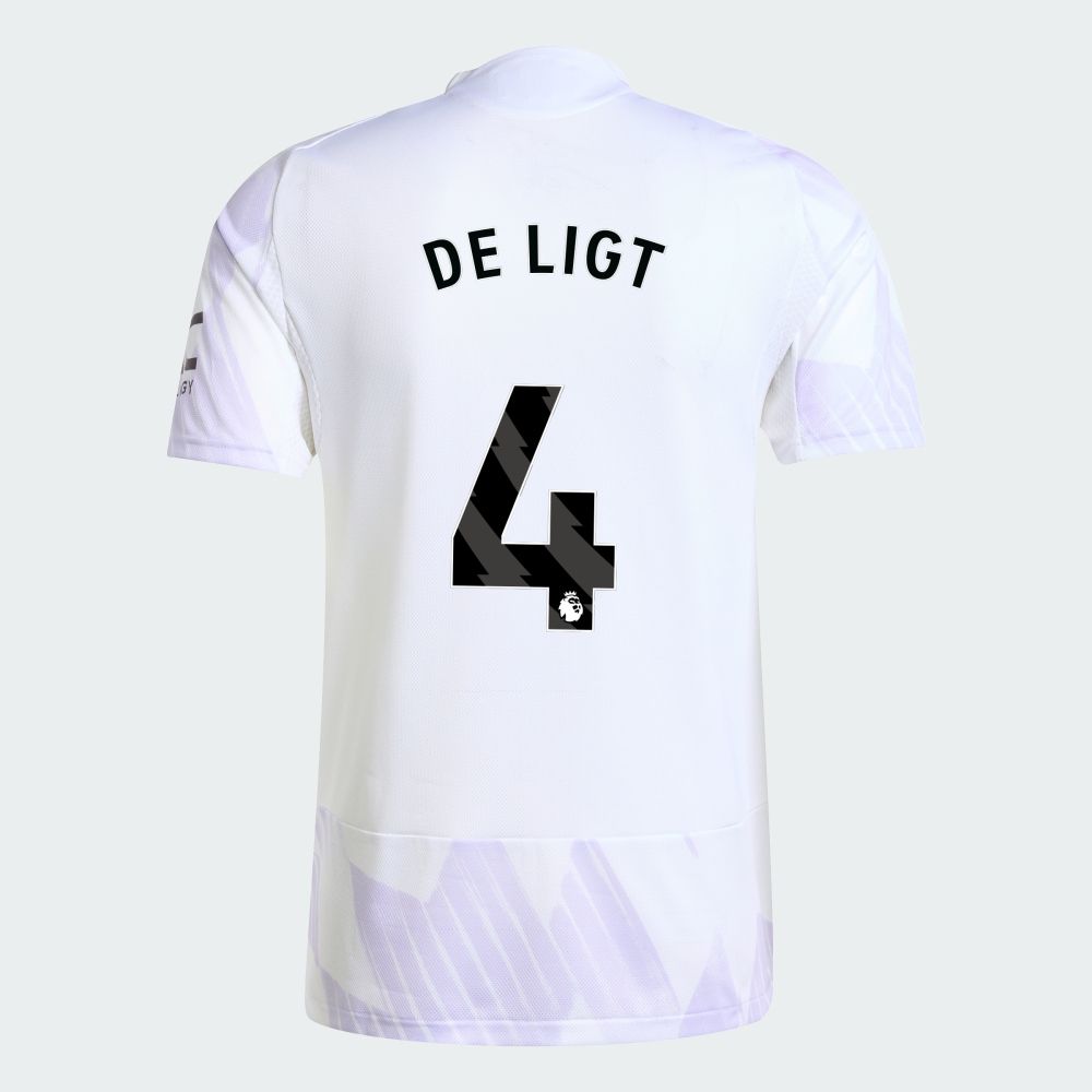 25-26 Manchester United Away DE LIGT 4 Jersey (Player Version)