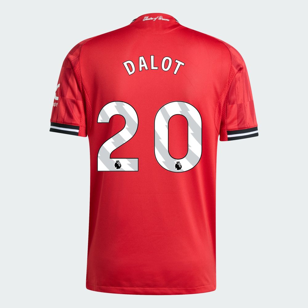 25-26 Manchester United Home DALOT 20 Jersey (Player Version)