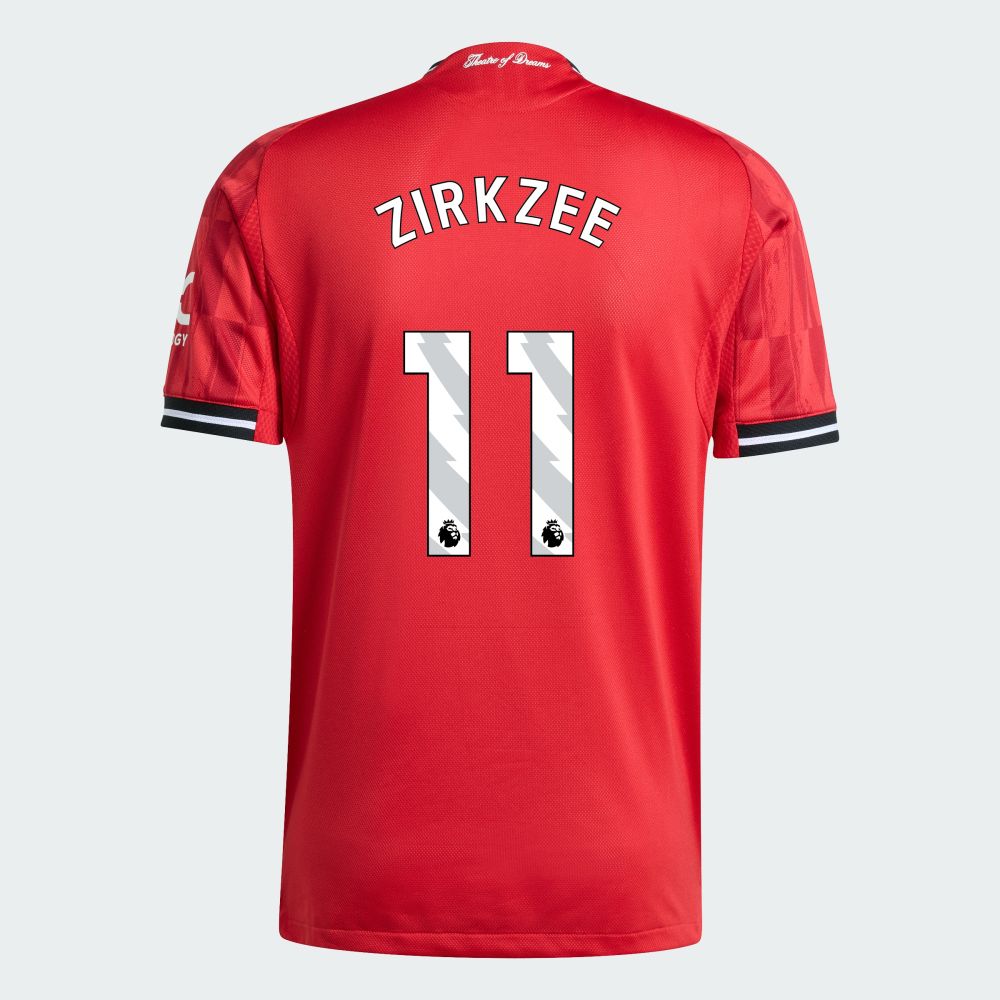 25-26 Manchester United Home ZIRKZEE 11 Jersey (Player Version)