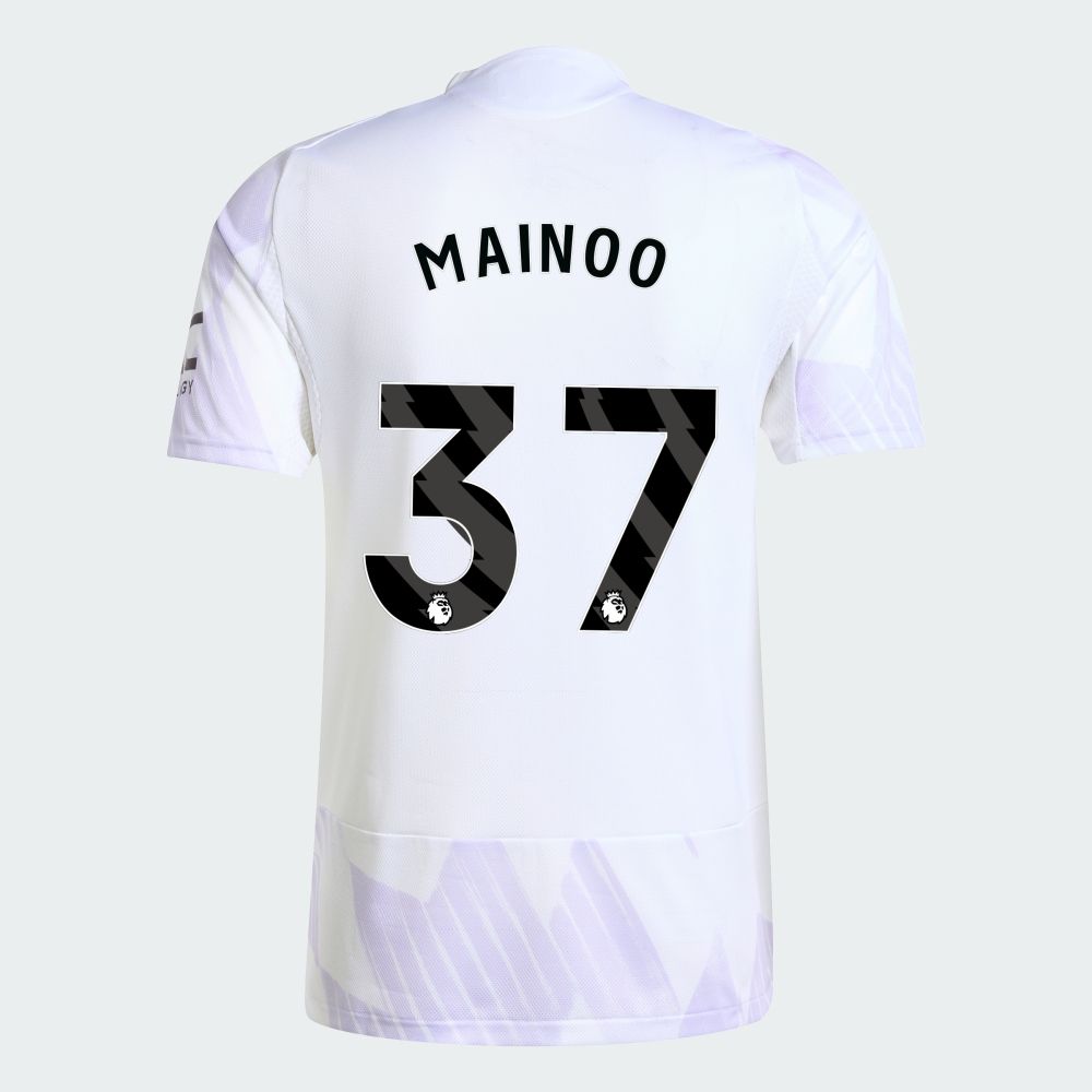 25-26 Manchester United Away MAINOO 37 Jersey (Player Version)