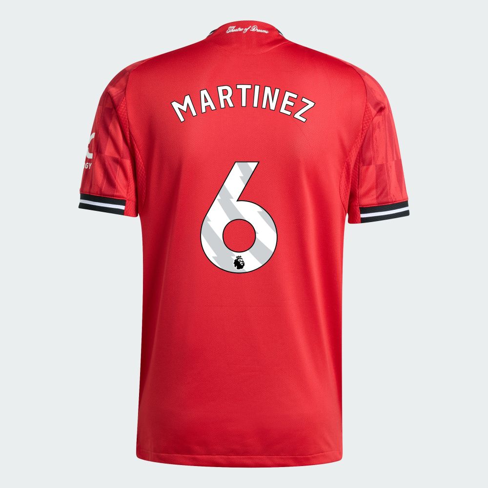 25-26 Manchester United Home MARTINEZ 6 Jersey (Player Version)