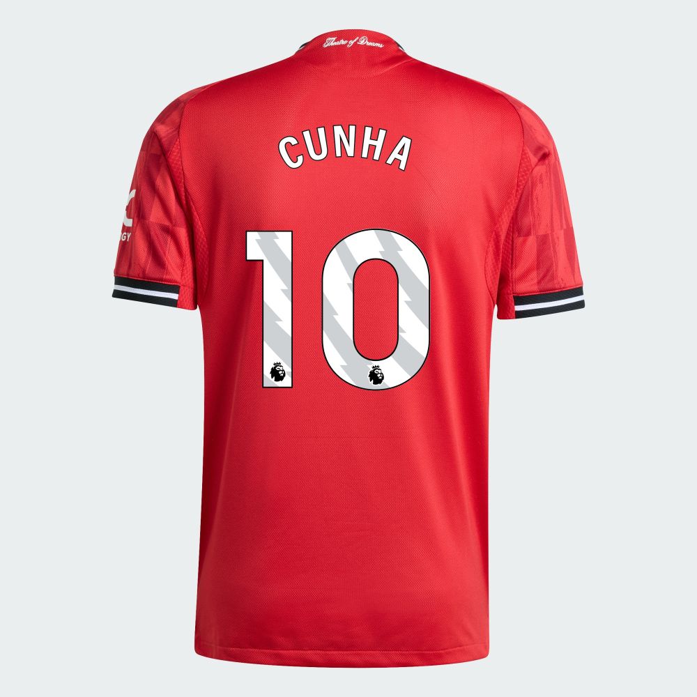 25-26 Manchester United Home CUNHA 10 Jersey (Player Version)