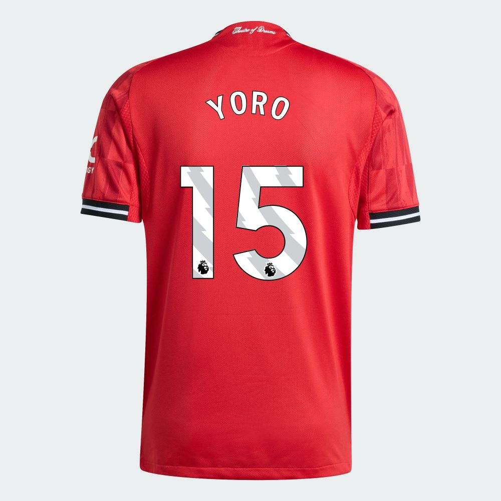 25-26 Manchester United Home YORO 15 Jersey (Player Version)