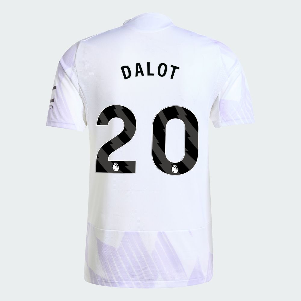 25-26 Manchester United Away DALOT 20 Jersey (Player Version)