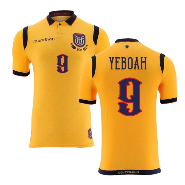Ecuador Home Yeboah 9 Jersey 2025/26