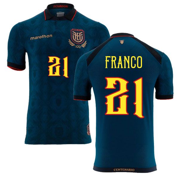 Ecuador Away Franco 21 Jersey 2025/26