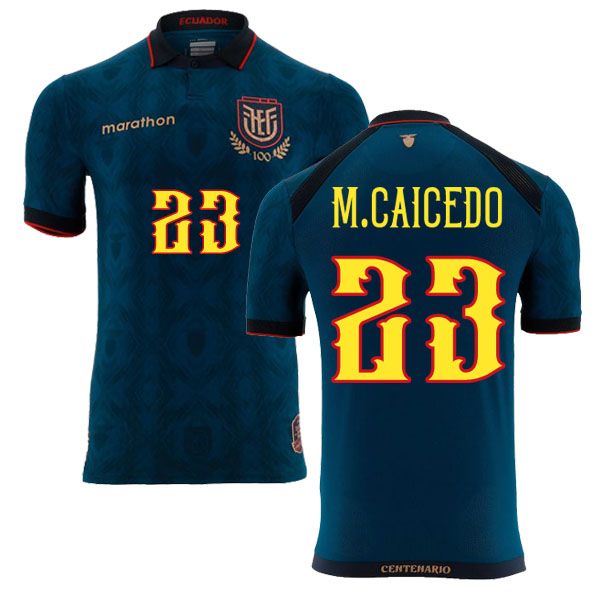 Ecuador Home M.Caicedo 23 Jersey 2025/26