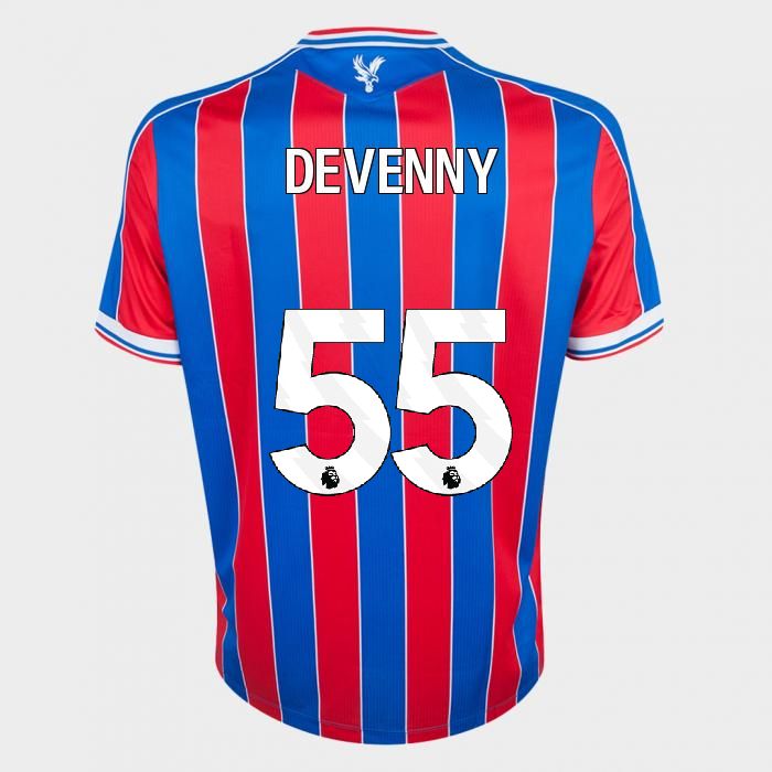 25-26 Crystal Palace Home DEVENNY 55 Jersey