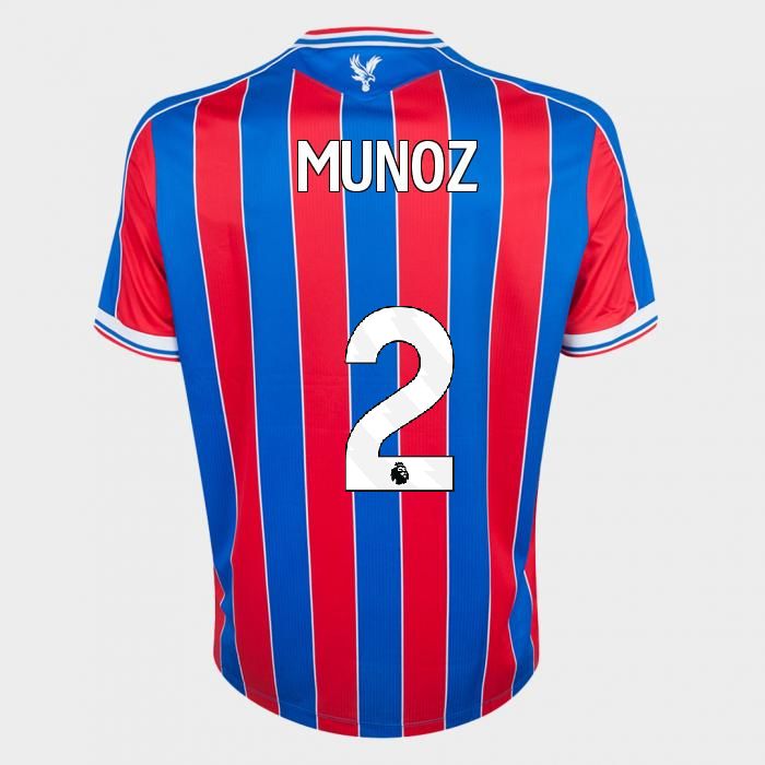 25-26 Crystal Palace Home MUNOZ 2 Jersey