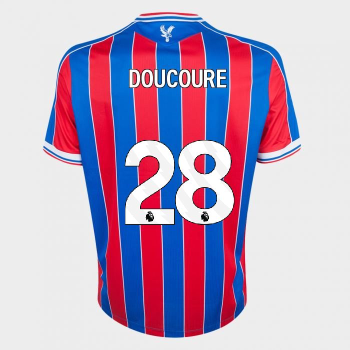 25-26 Crystal Palace Home DOUCOURE 28 Jersey