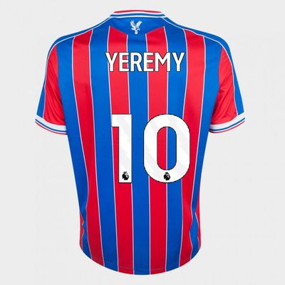 25-26 Crystal Palace Home YEREMY 10 Jersey