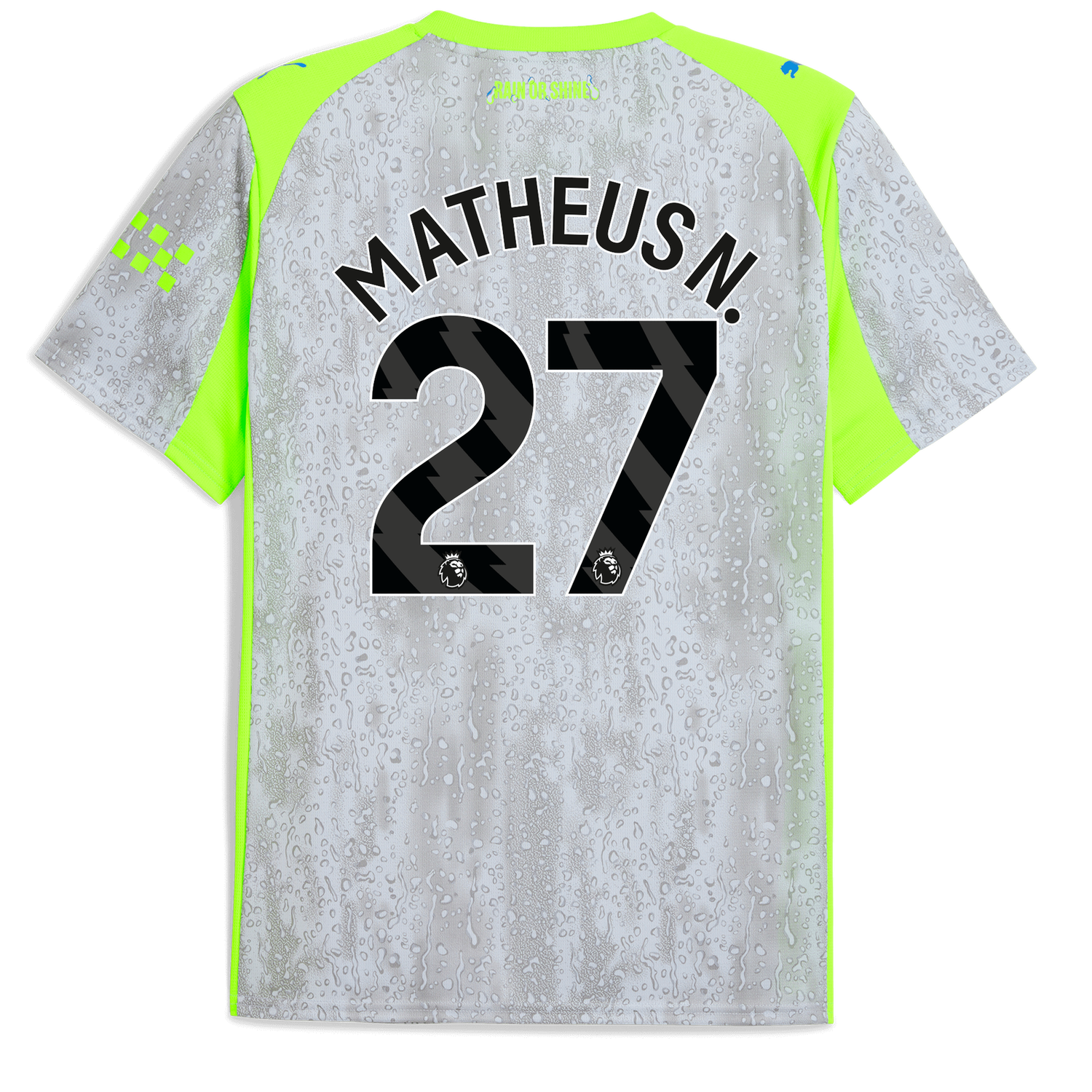 25-26 Manchester City Third MATHEUS N. 27 Jersey