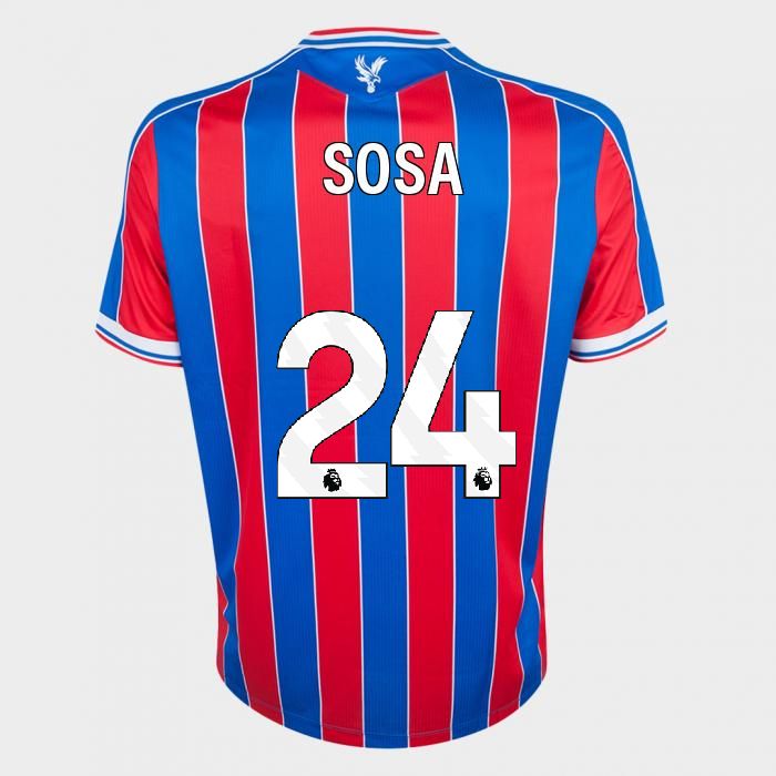 25-26 Crystal Palace Home SOSA 24 Jersey