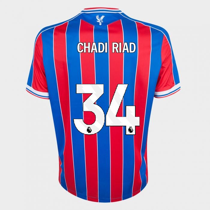 25-26 Crystal Palace Home CHADI RIAD 34 Jersey