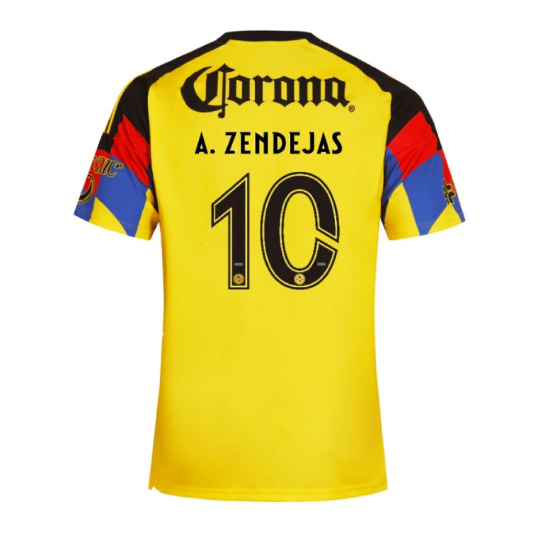 25-26 Club American Home A. ZENDEJAS 10 Jersey