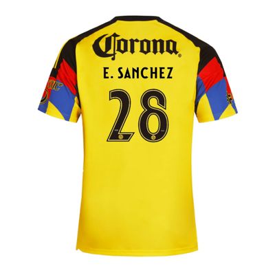 25-26 Club American Home E. SÁNCHEZ 28 Jersey