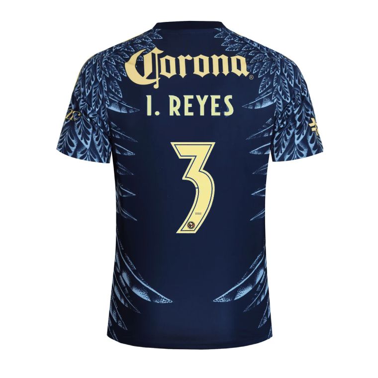 25-26 Club American Away I. REYES 3 Jersey