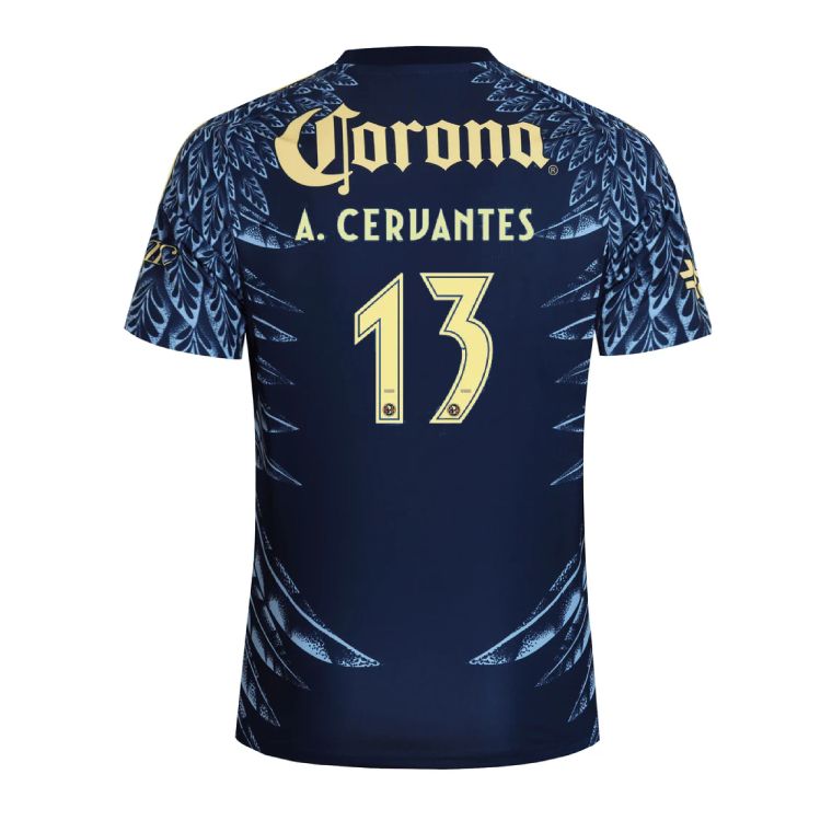 25-26 Club American Away A. CERVANTES 13 Jersey