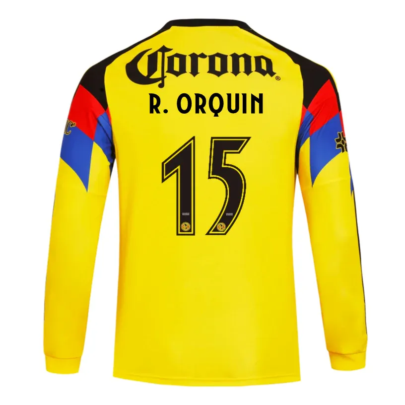 25-26 Club American Home Long Sleeve R. ORQUIN 15 Jersey