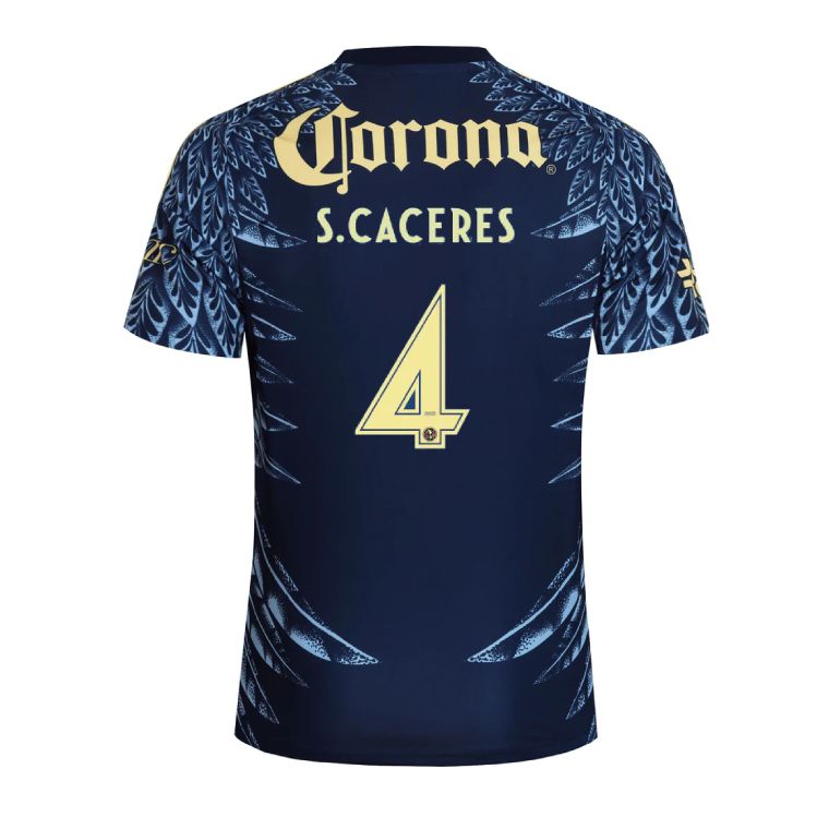 25-26 Club American Away S. CACERES 4 Jersey