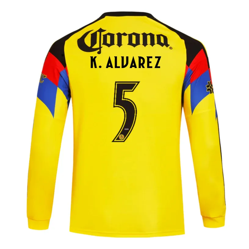 25-26 Club American Home Long Sleeve K. ALVAREZ 5 Jersey